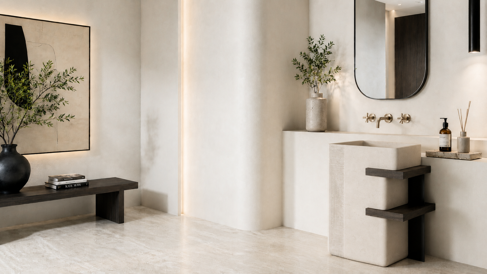 MERIDIAN PS55 pedestal sink