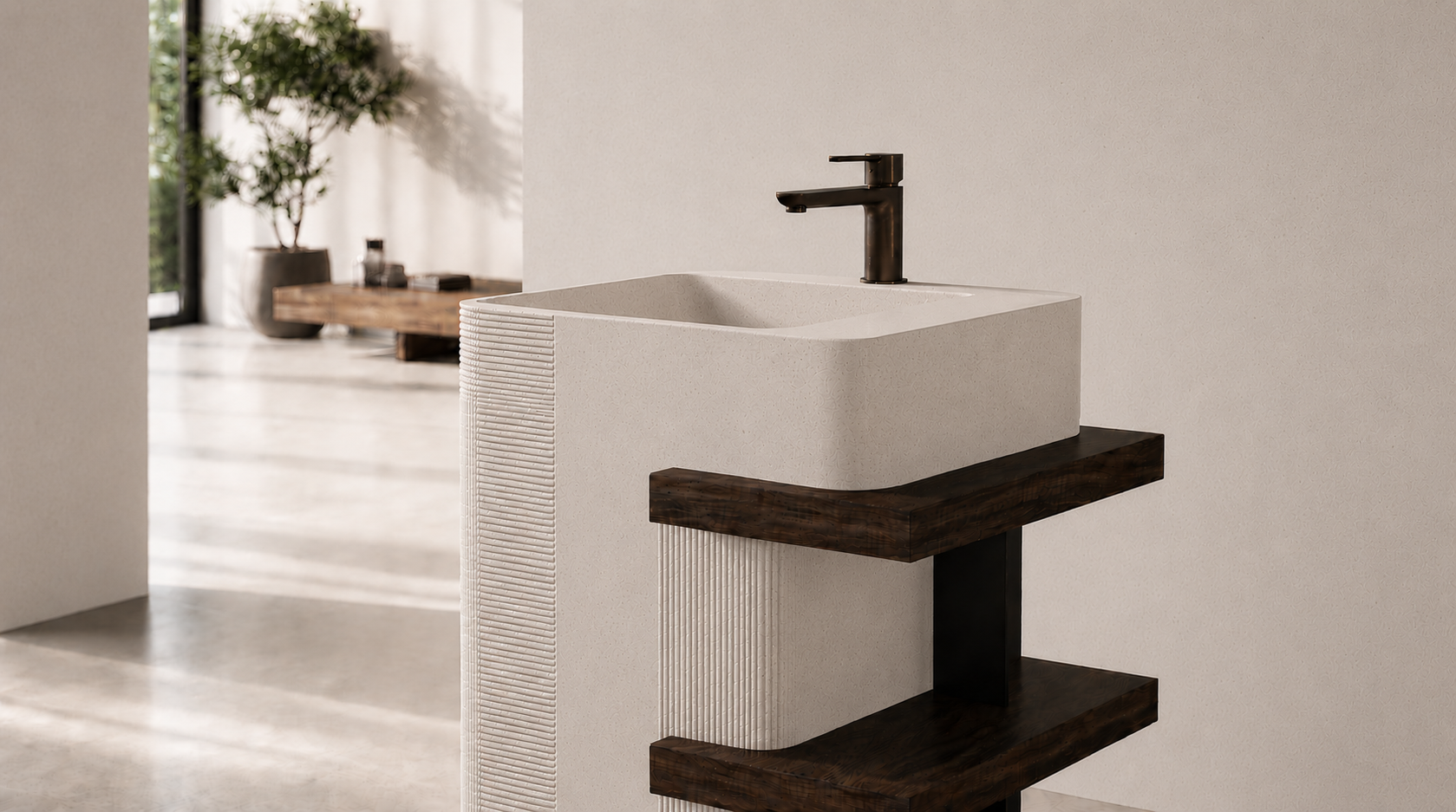 MERIDIAN PS55 pedestal sink