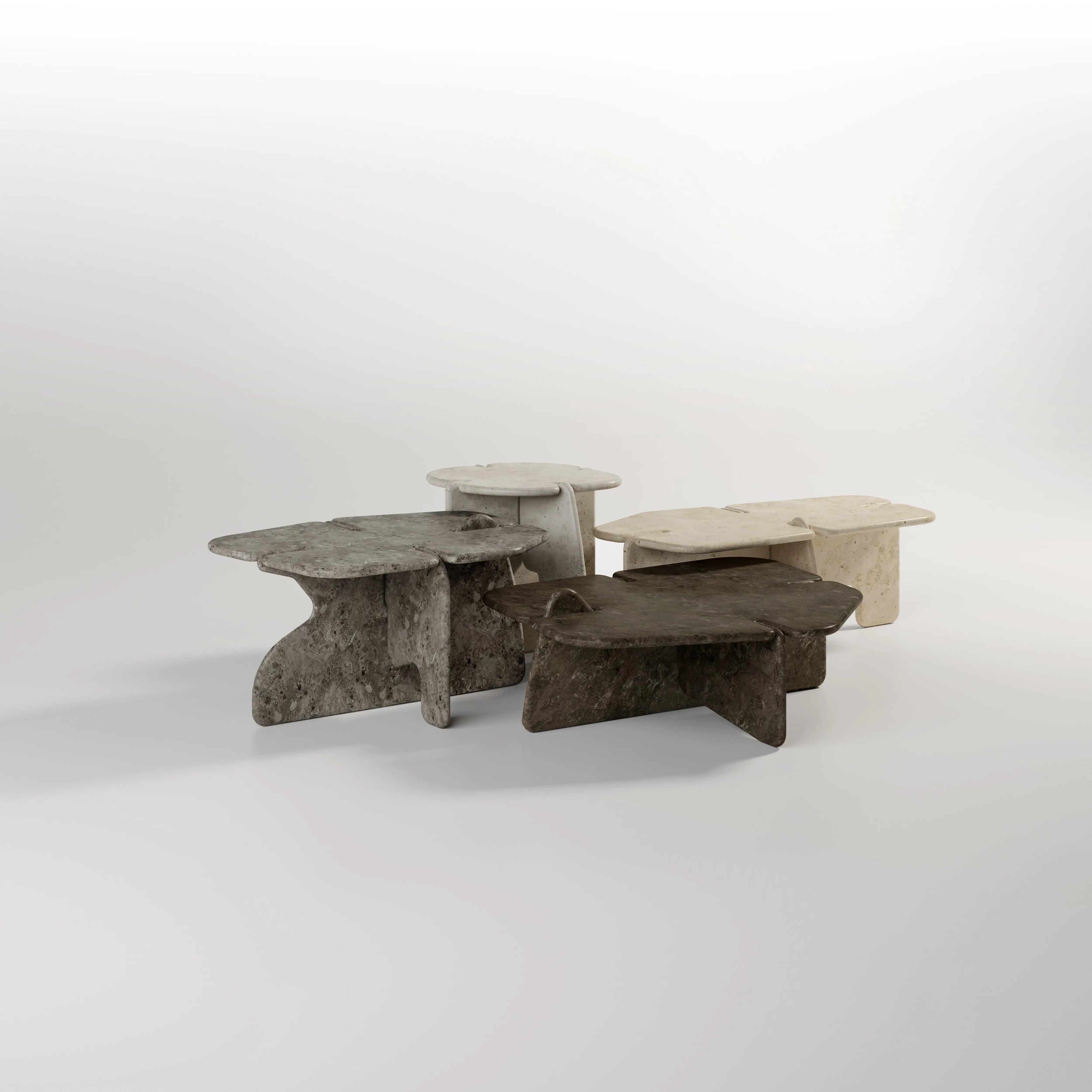 Lame’ Low Nesting Table