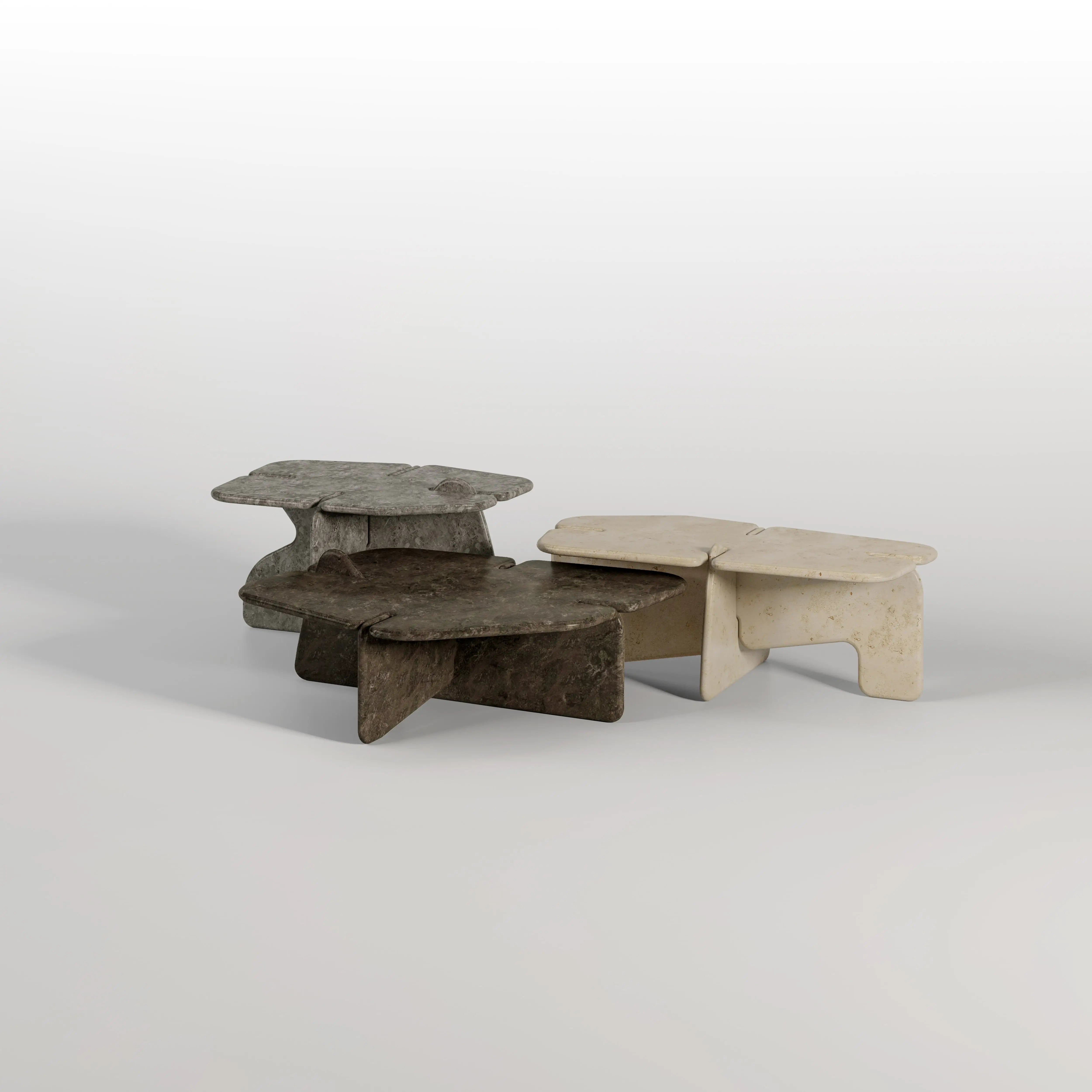 Lame’ Low Nesting Table