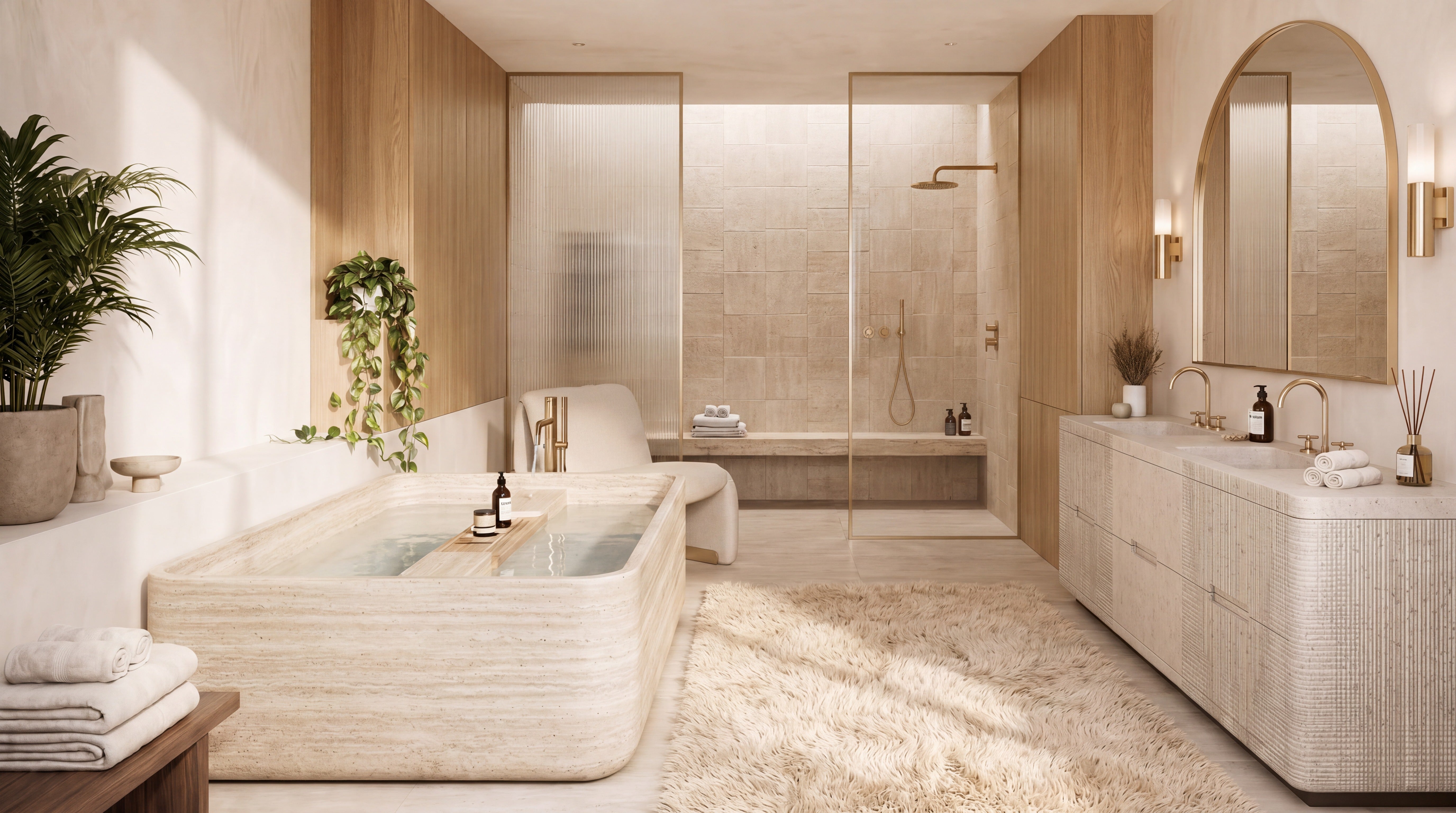 MERIDIAN B160 bathtub with central armrest