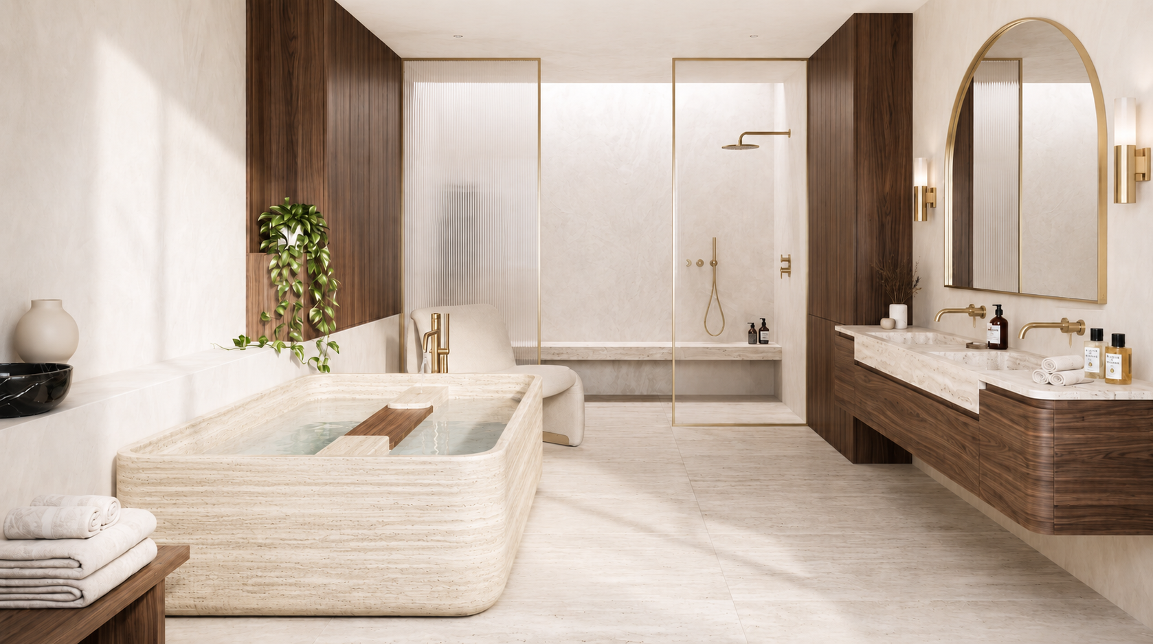 MERIDIAN B160 bathtub with central armrest