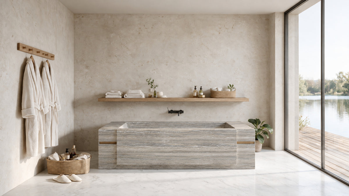 #Color_Travertino Silver