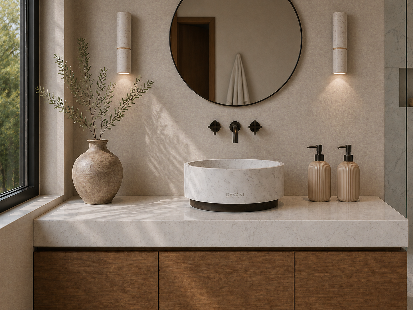 PARALLEL VS45 vessel sink - round