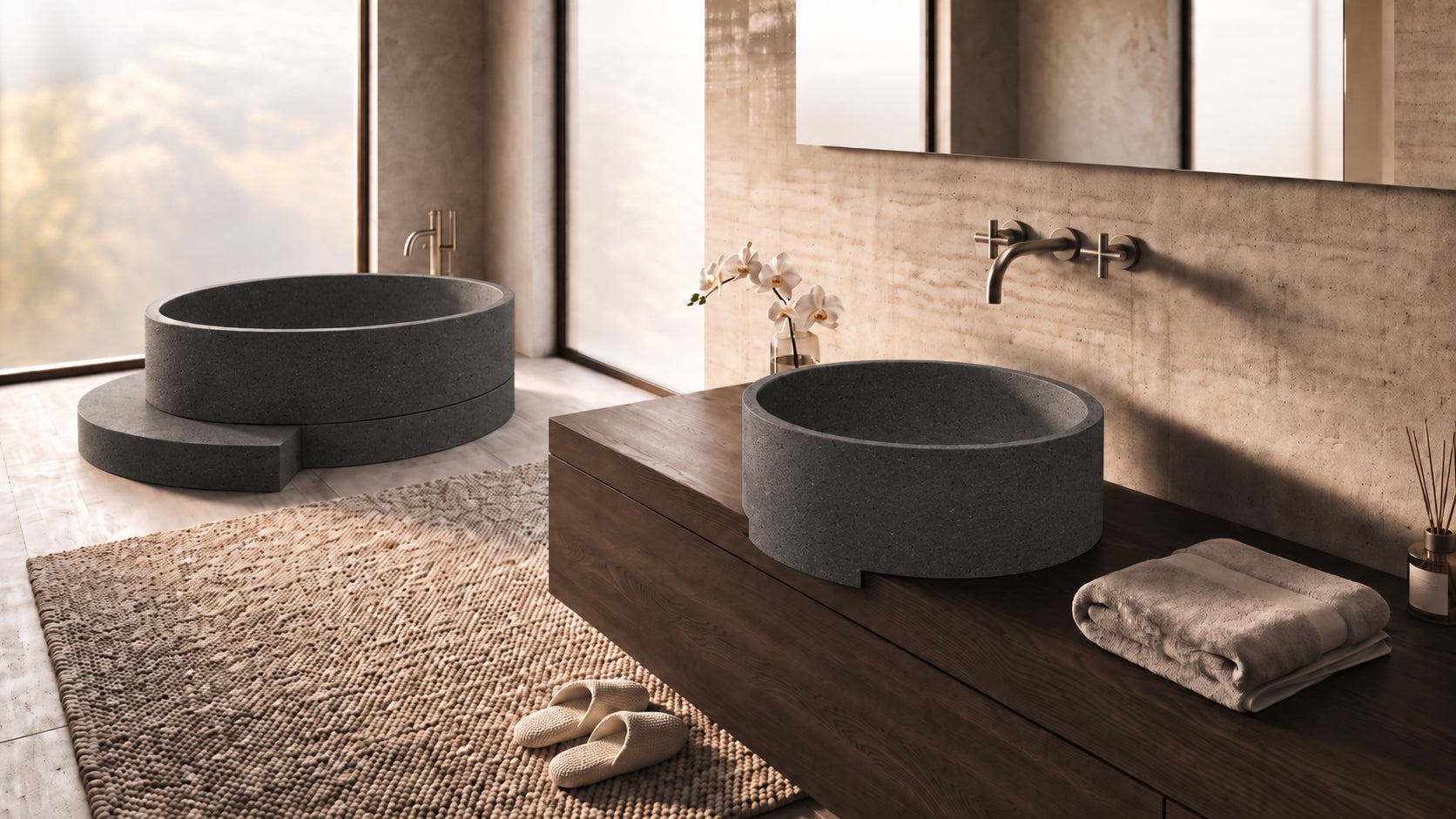 #Color_Black Lava Stone