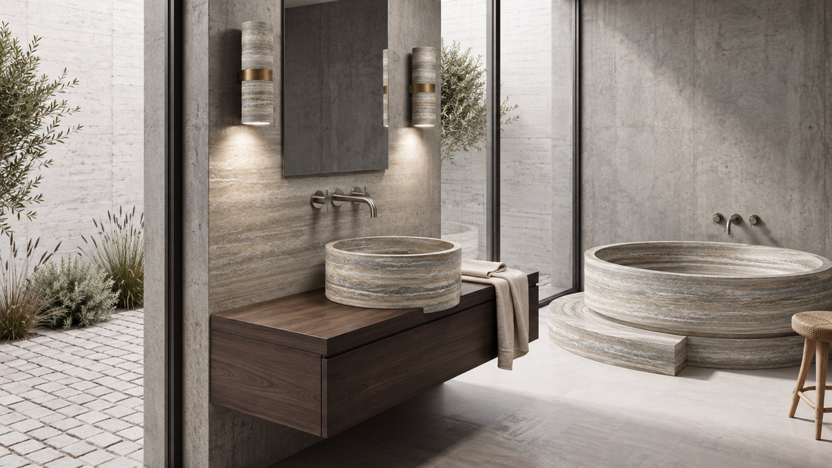 #Color_Travertino Silver