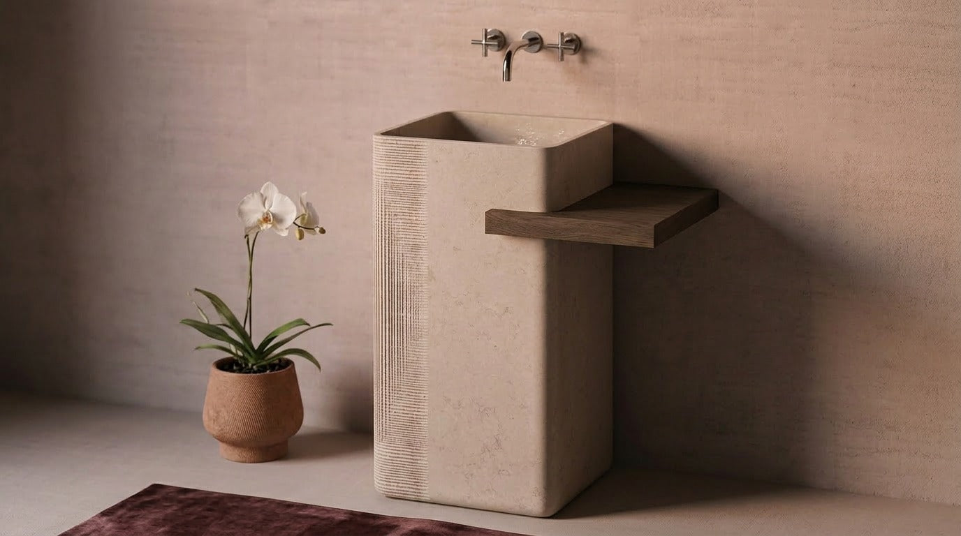MERIDIAN PS45 pedestal sink