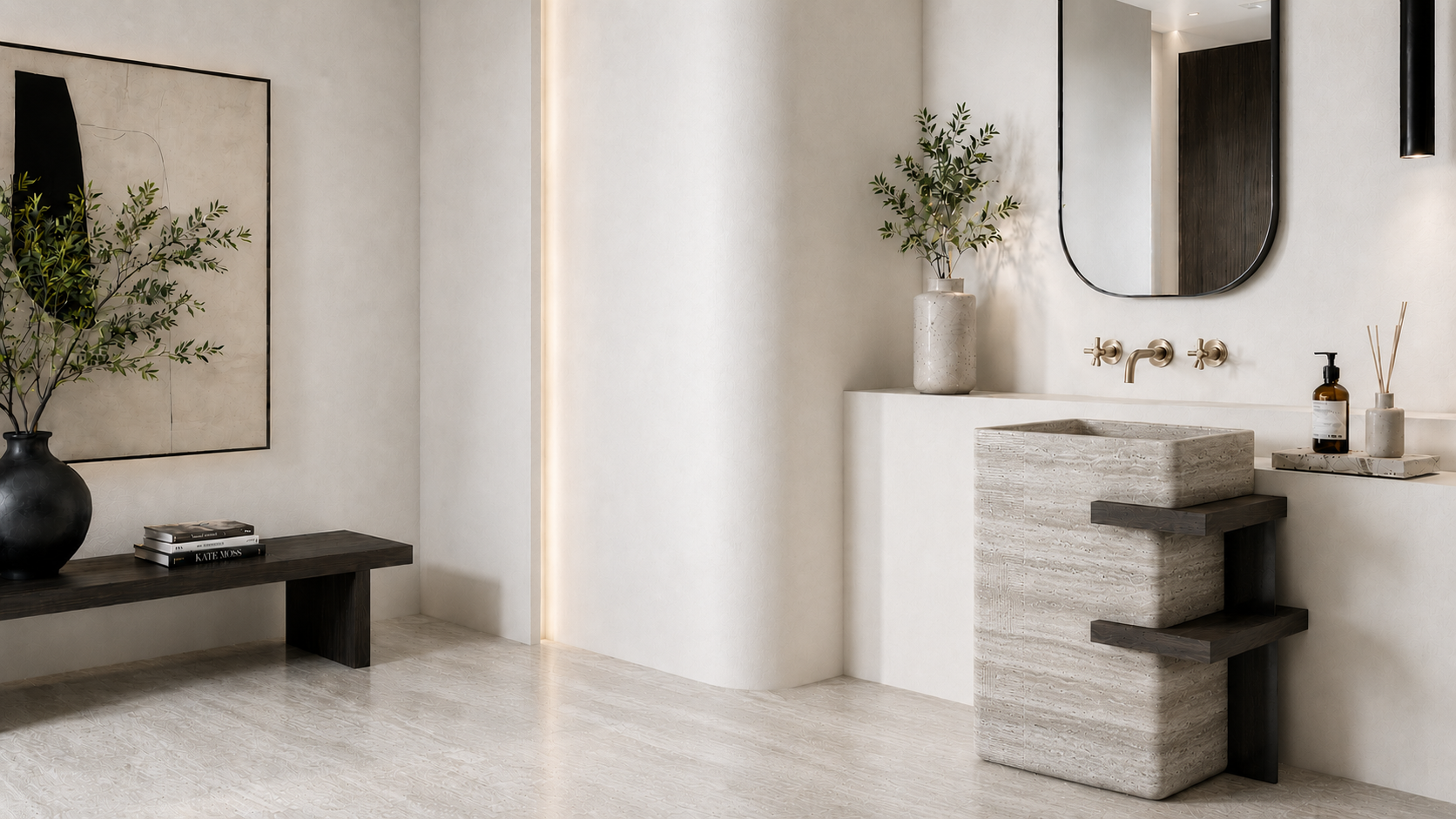 MERIDIAN PS55 pedestal sink
