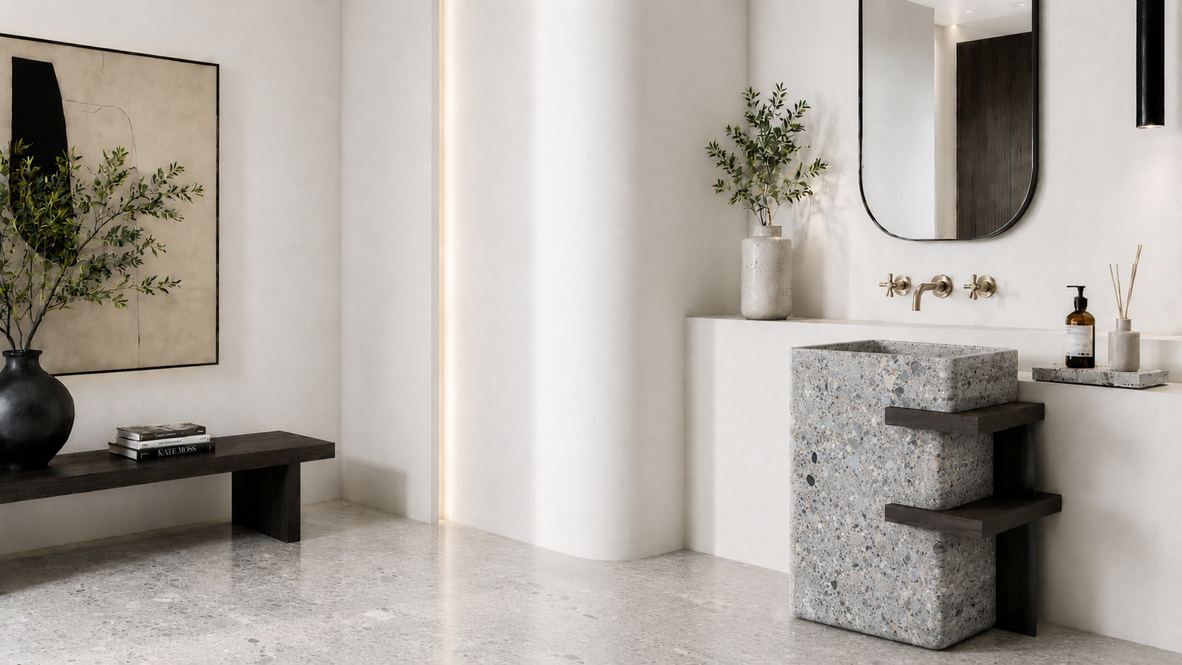 MERIDIAN PS55 pedestal sink