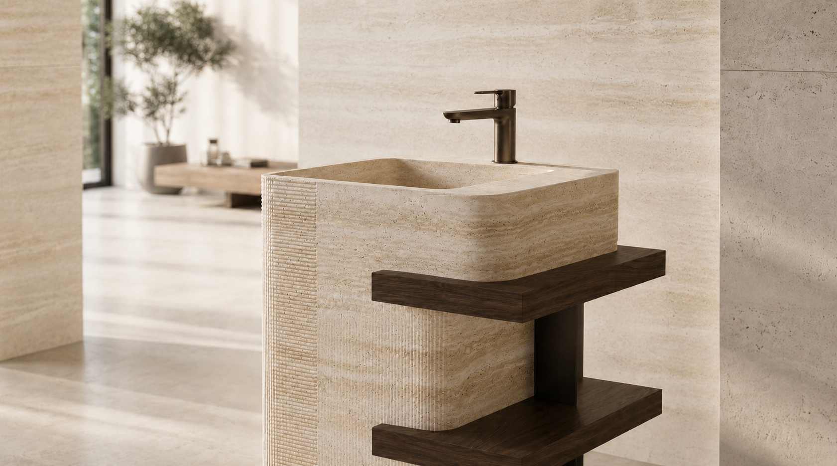 MERIDIAN PS55 pedestal sink