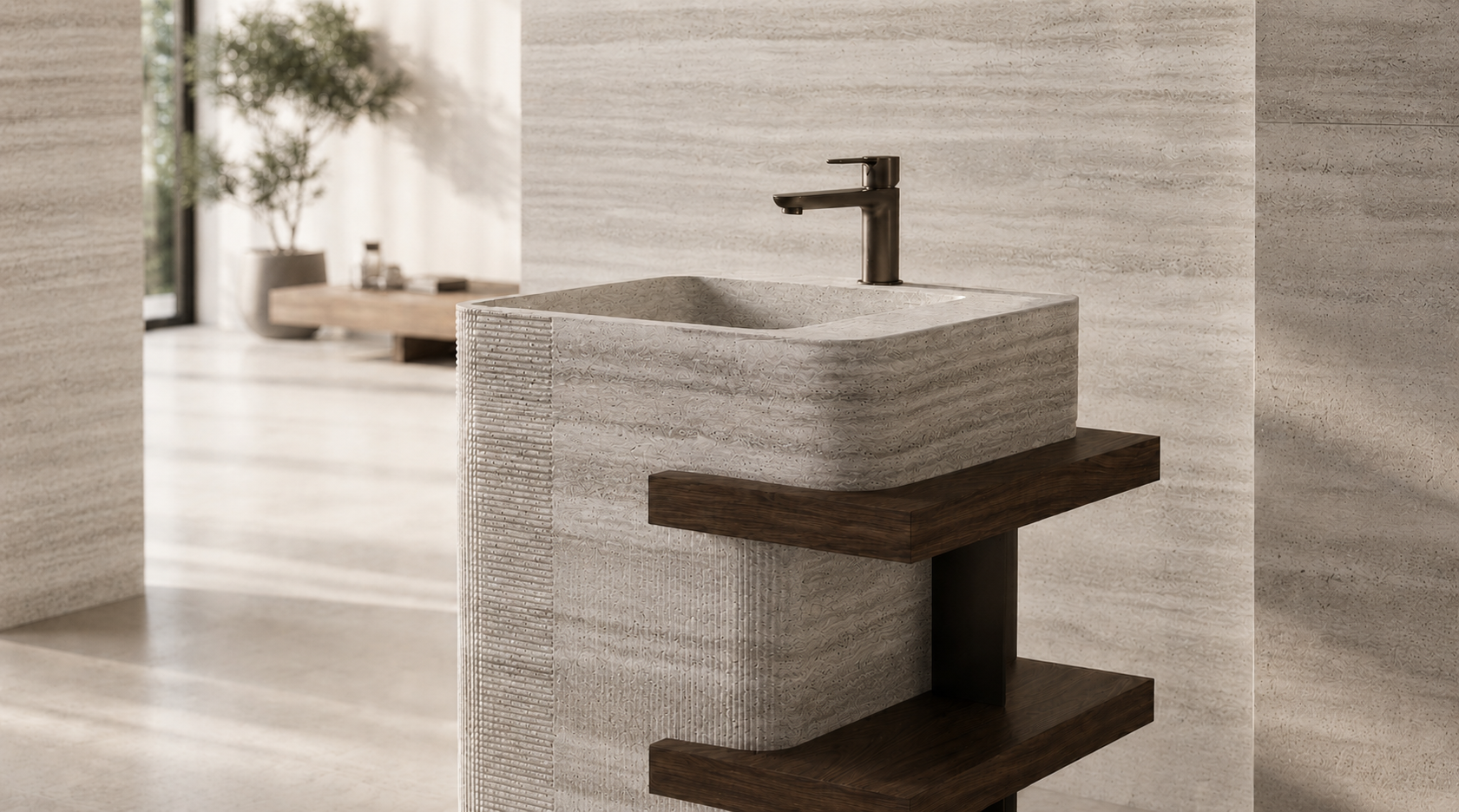 MERIDIAN PS55 pedestal sink