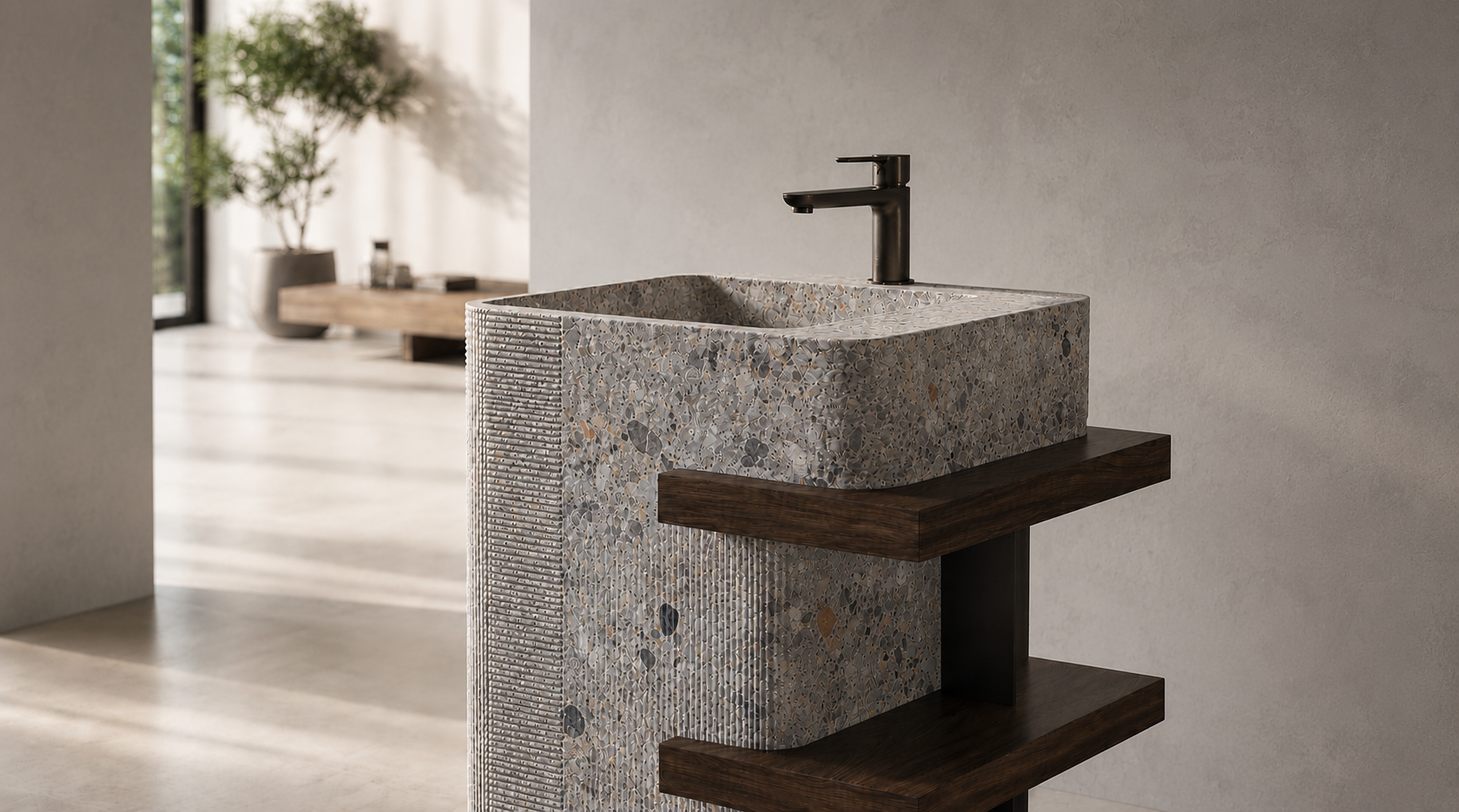 MERIDIAN PS55 pedestal sink