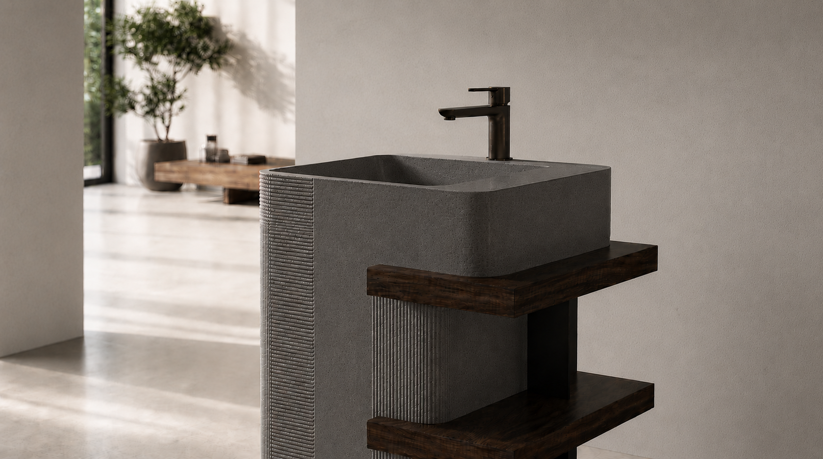 MERIDIAN PS55 pedestal sink