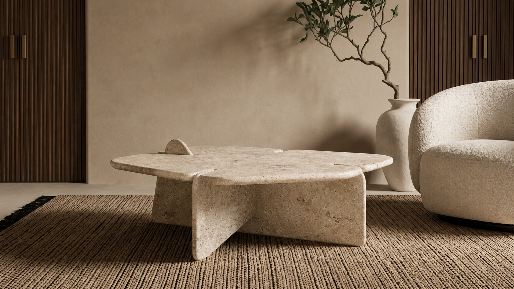 Low nesting table