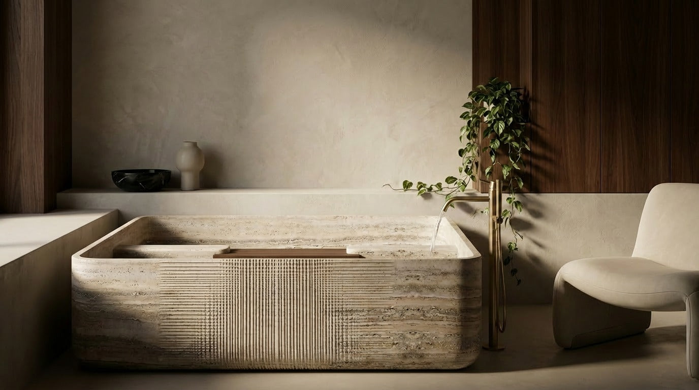 MERIDIAN B160 bathtub with central armrest