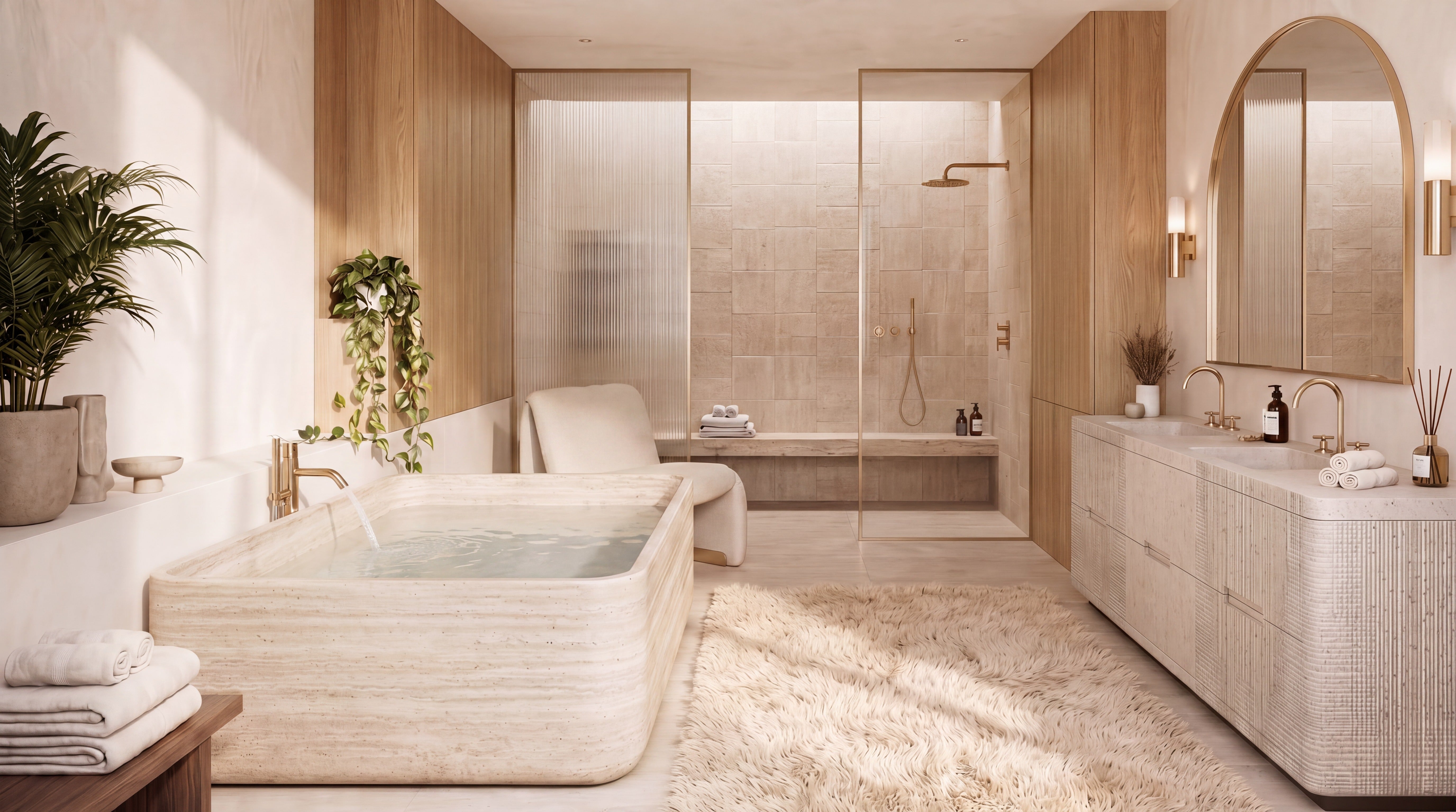 MERIDIAN B160 bathtub with central armrest