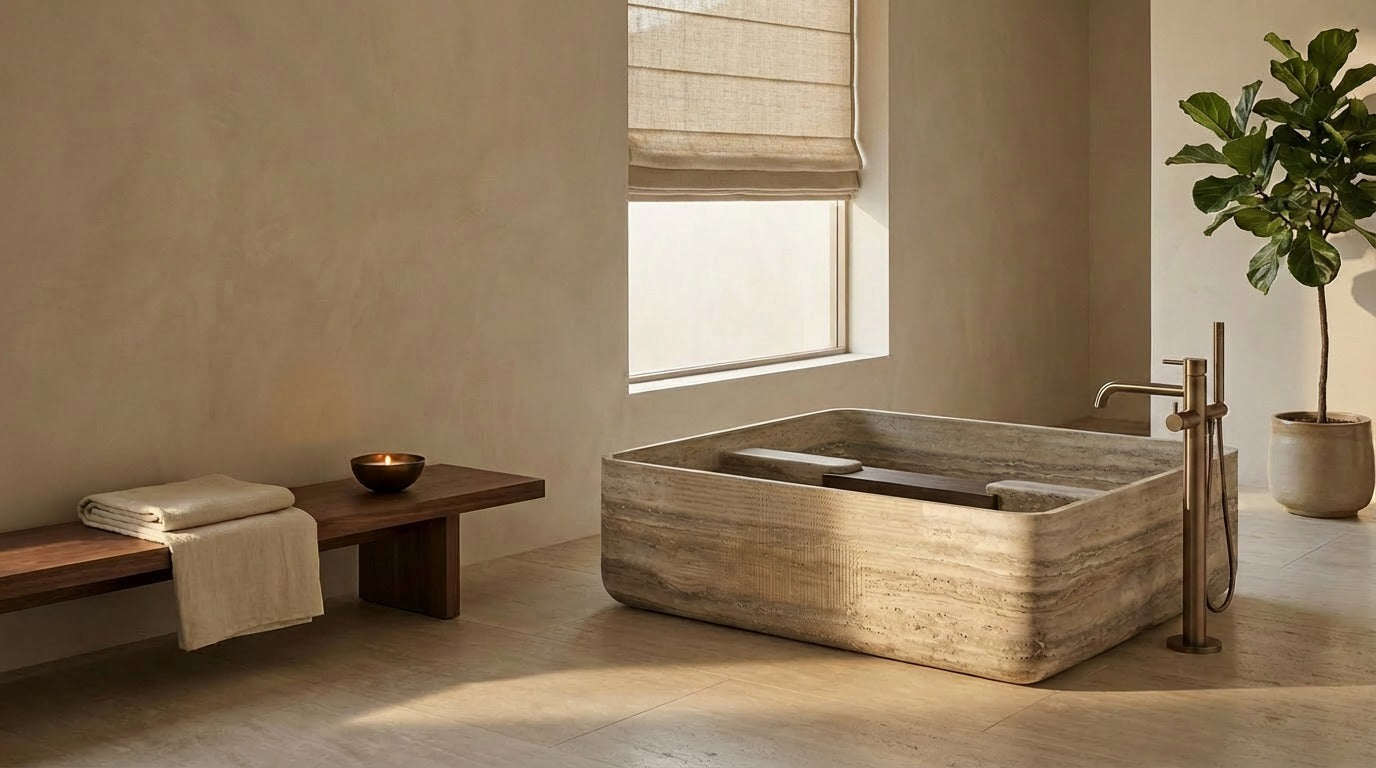 MERIDIAN B160 bathtub with central armrest