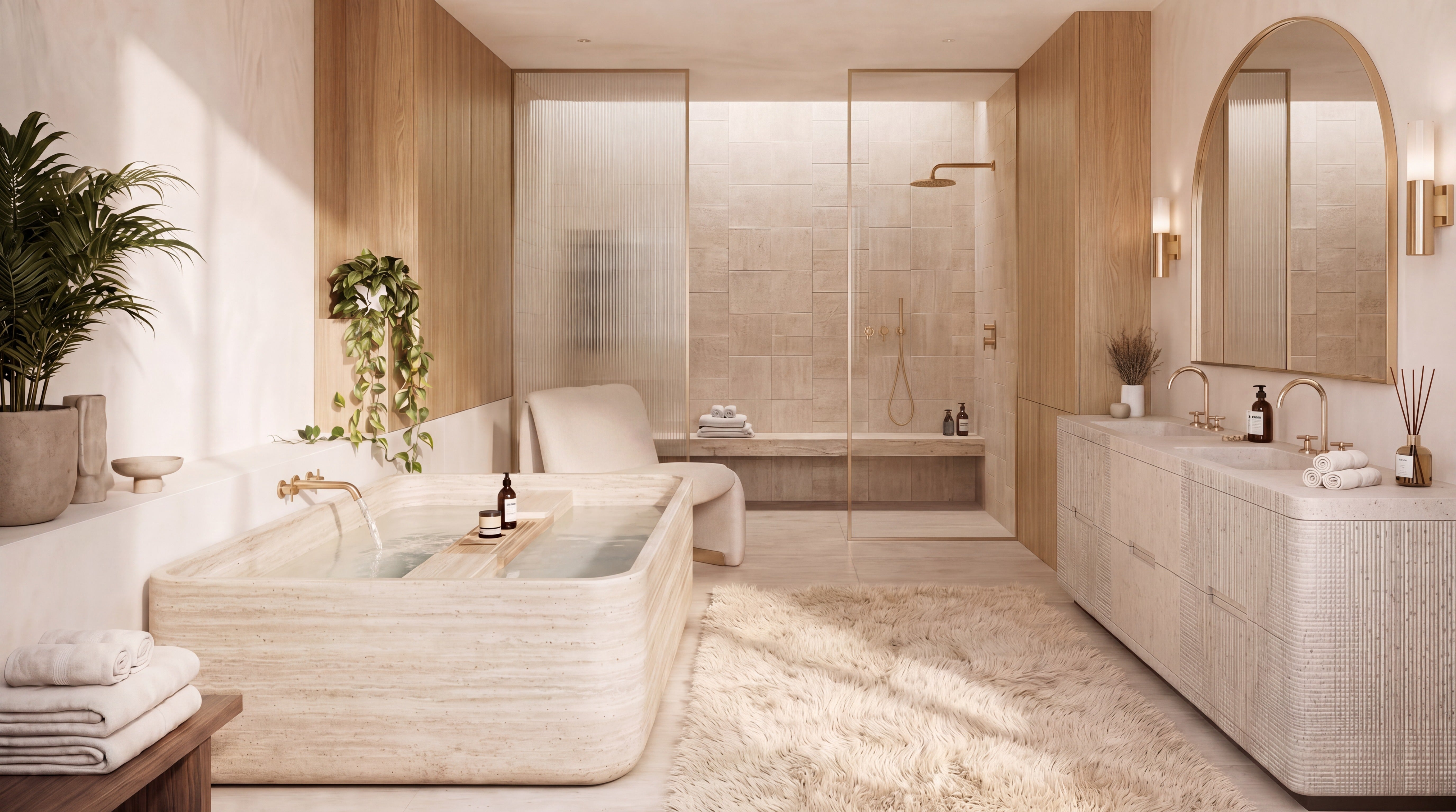 MERIDIAN B160 bathtub with central armrest