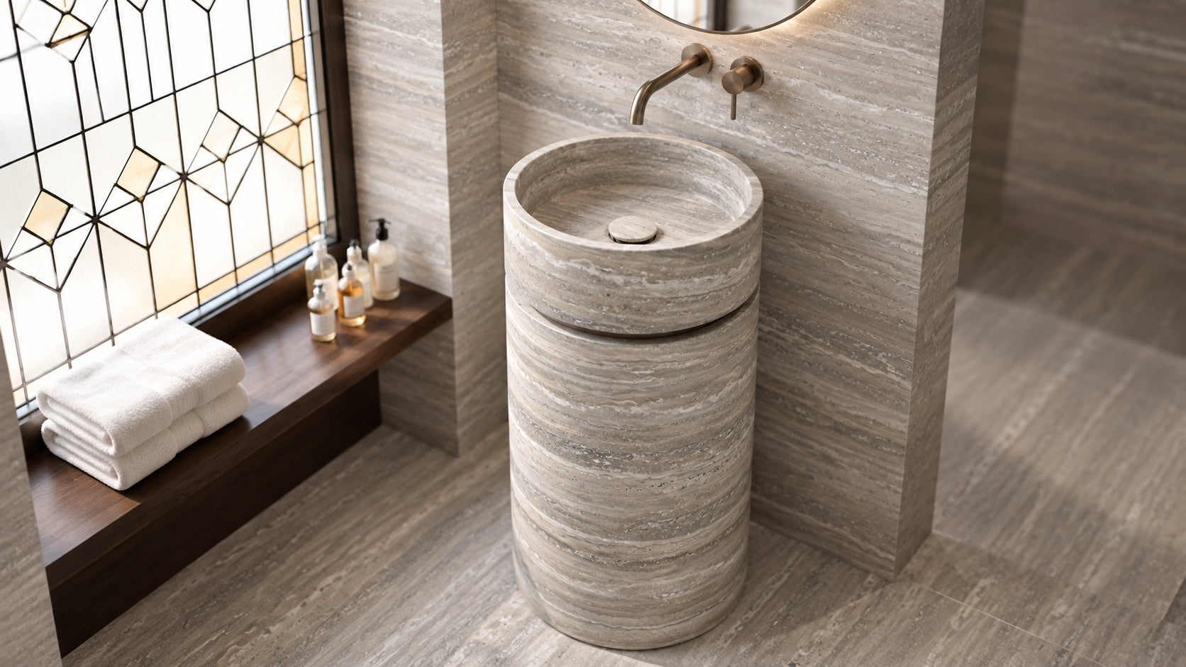 #Color_Travertino Silver