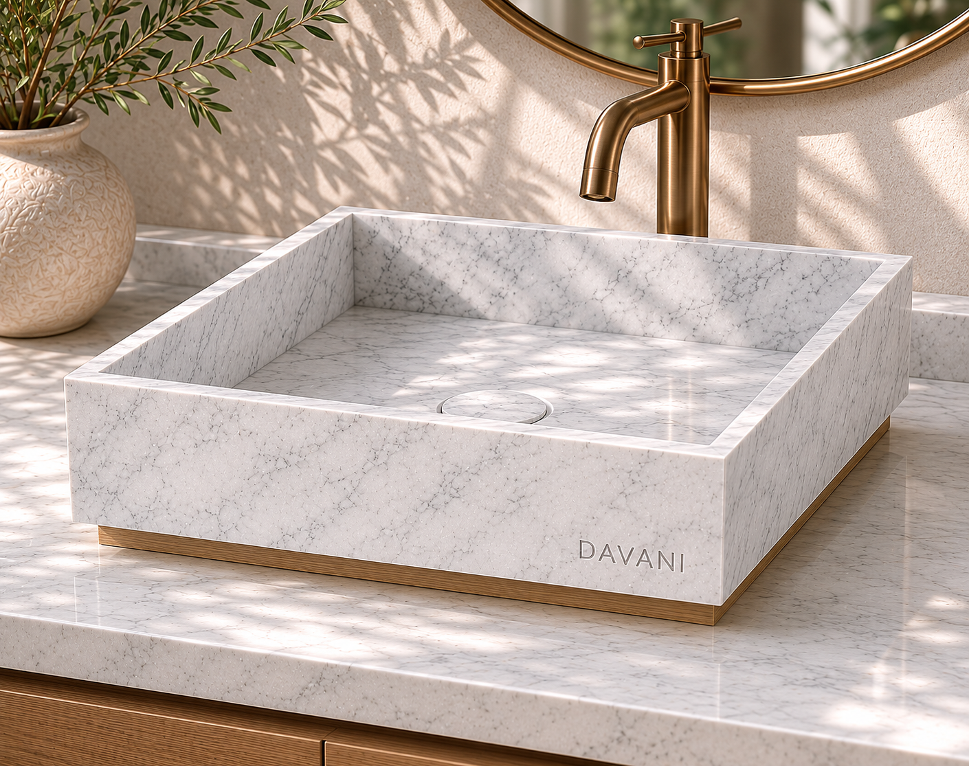 PARALLEL VS45 vessel sink - squared