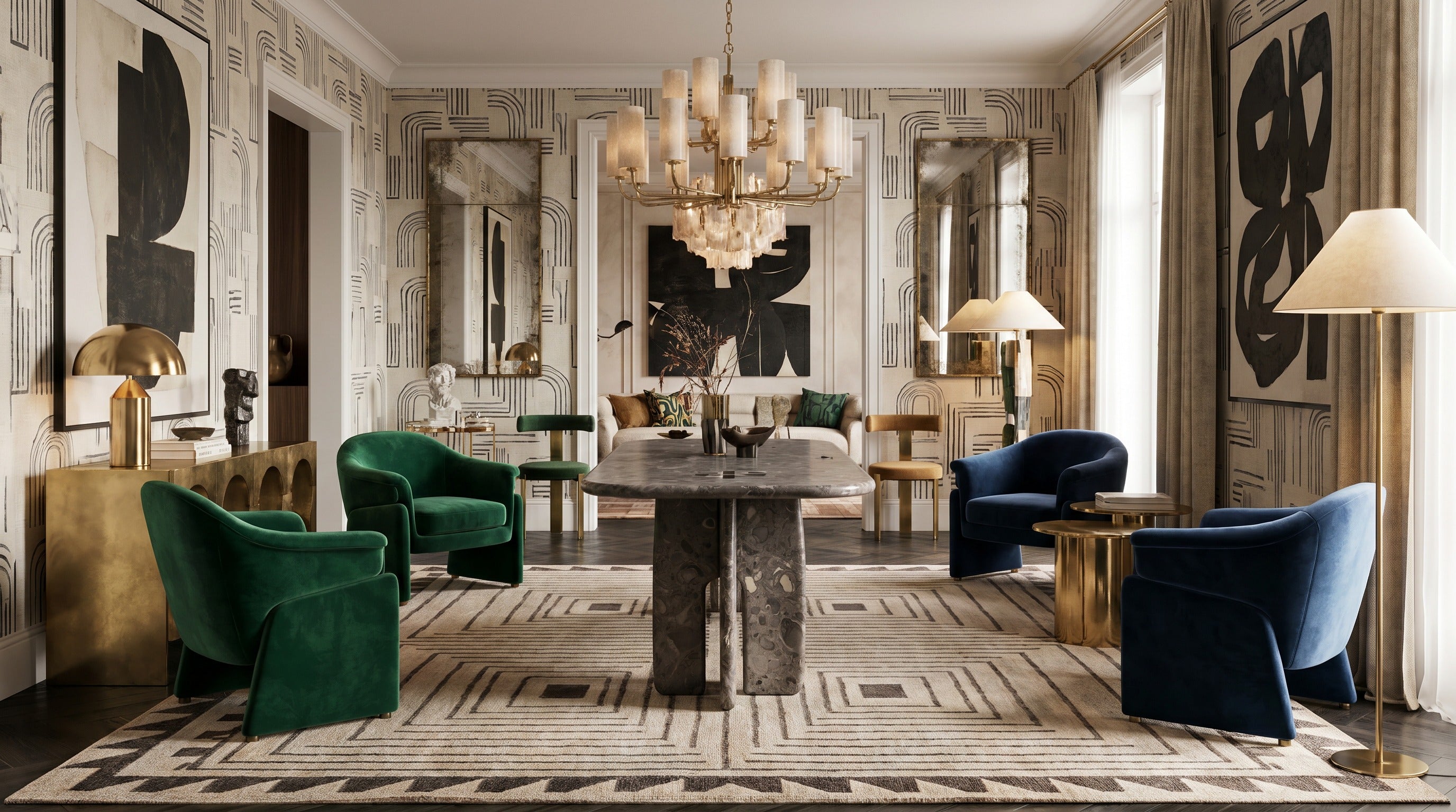 Rectangular dining table/desk