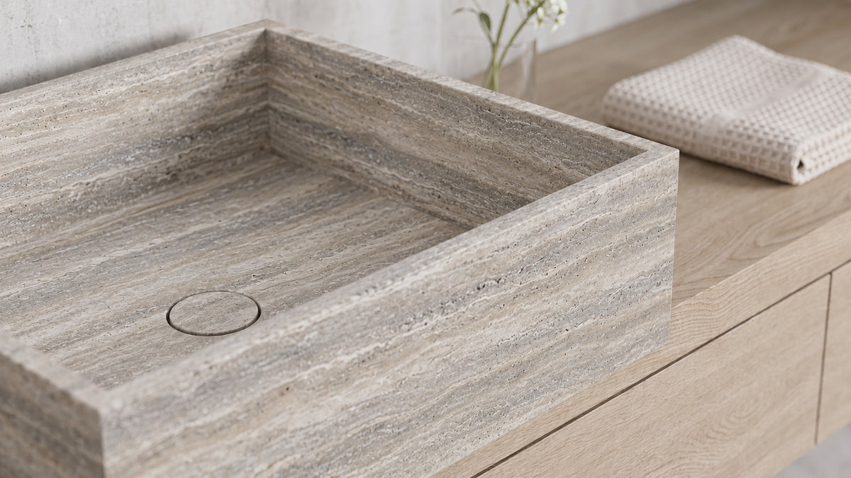 #Color_Travertino Silver