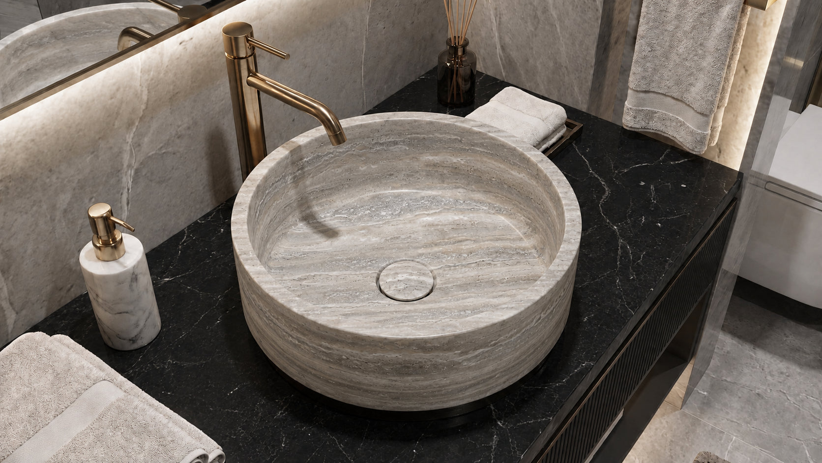 #Color_Travertino Silver