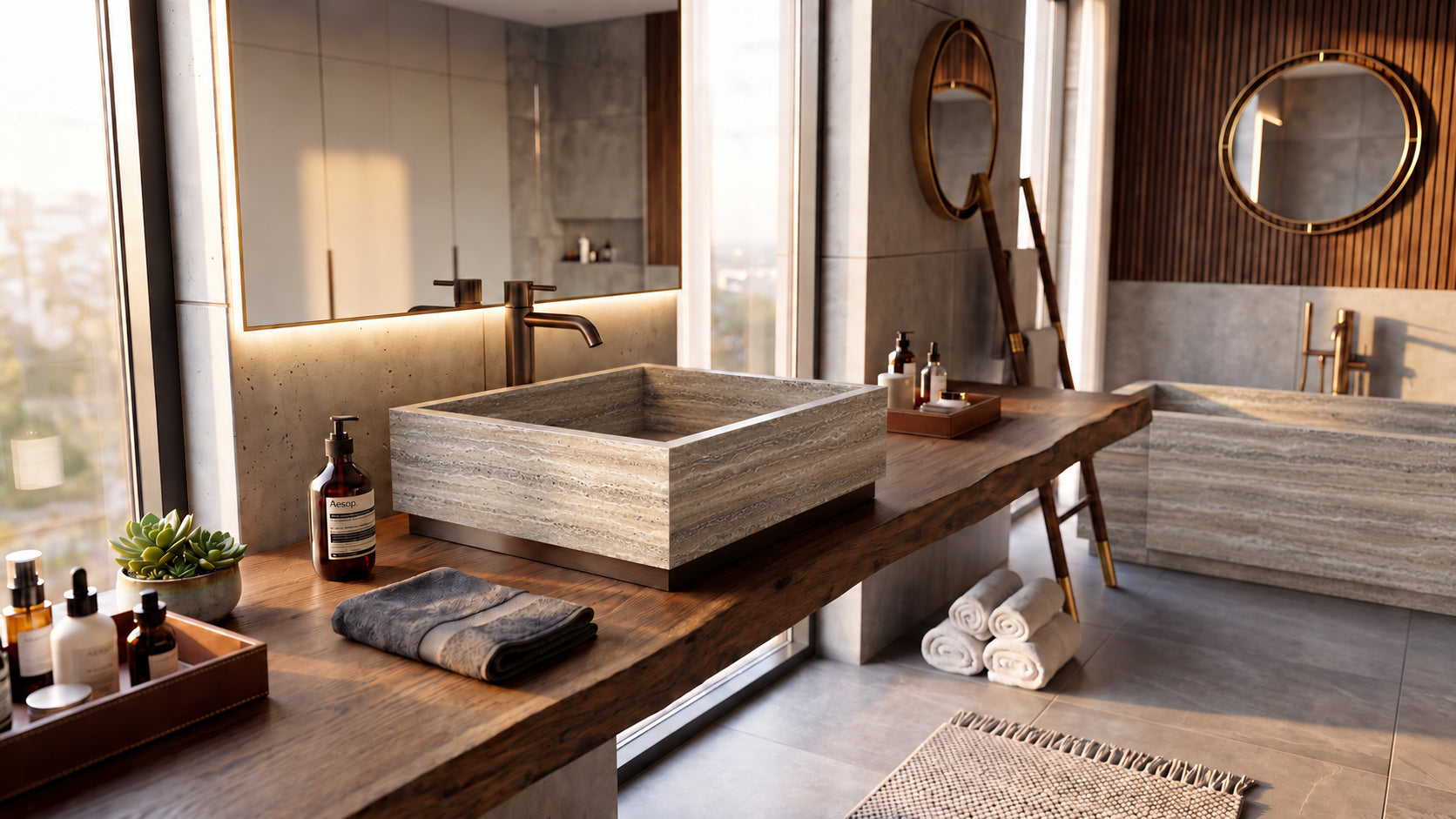 #Color_Travertino Silver